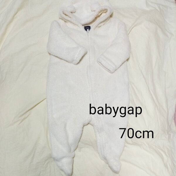 ベビー服 カバーオール ベビー クマ ベビーギャップ 70cm フリース