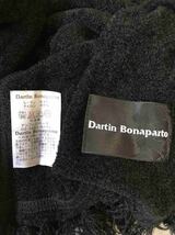 正規 Dartin Bonaparto ダルタンボナパルト ダルタン ミック スパンコール パイル生地 フリンジ ストール マフラー 黒_画像3