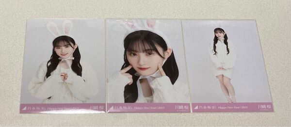 乃木坂46 川﨑桜 干支 兎 生写真 コンプ
