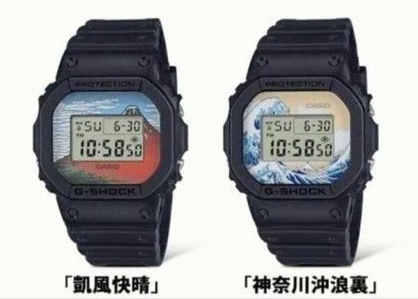 CASIO G-SHOCK DW-5600KHK24-1JR DW-KHG24-1JR 葛飾北斎 2個セット 新品