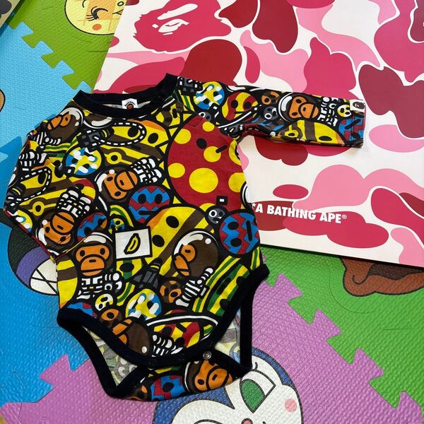 アベイシングエイプ エイプ ベイプ ベビー服 ロンパース APE
