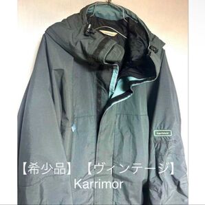 最終値下げ【希少品】【ヴィンテージ】Karrimor カリマー 90s 初期型 WEATHERTITEマウンテンパーカーコート