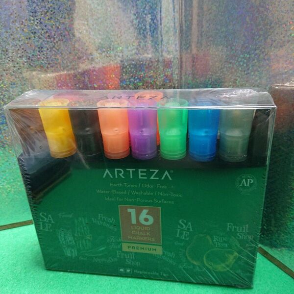 ARTEZAリキッドチョークマーカー 水性16色