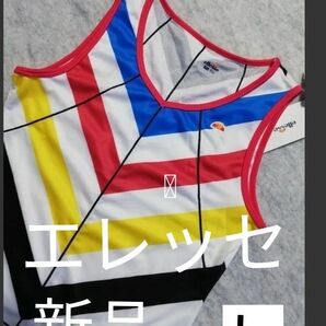 ラスト1 エレッセ*タンクトップ*UV*速乾*L☆7590円 テニス ランニング