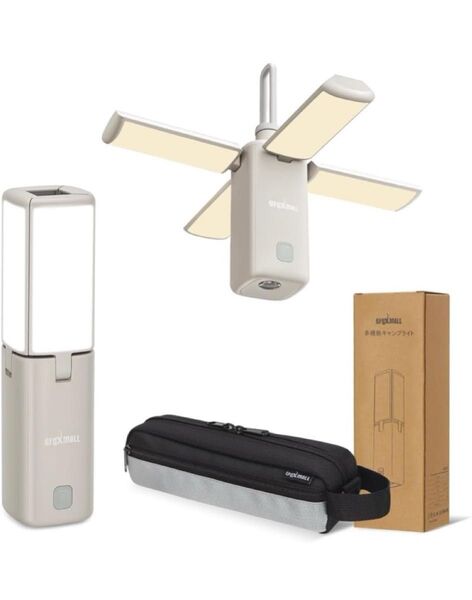 Gfoxmall LEDランタン 3色 暖色 電球色 昼光色 ポータブルキャンプランタン