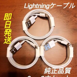 2m3 本純正品質 iPhone ライトニングケーブル USB 充電器