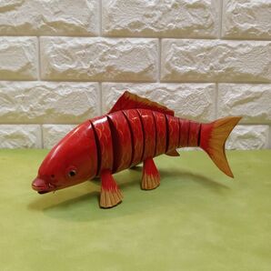 木製お魚オブジェ