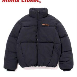 mihns closet ミンズクローゼット ダウンジャケット ブラック 黒 Lサイズ ほぼ未使用!