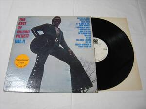 【LP】 WILSON PICKETT / ●白プロモ● THE BEST OF WILSON PICKETT VOL.II US盤 ウィルソン・ピケット ENGINE NUMBER 9 収録