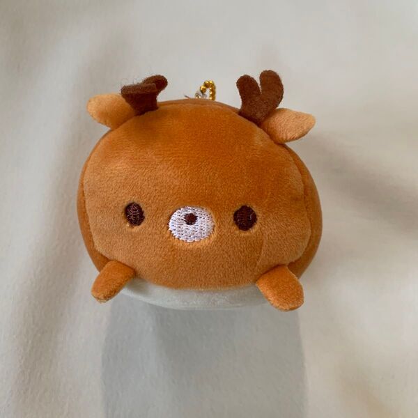 ましゅまるぱーく ぬいぐるみ プチ 鹿 ボールチェーン付き