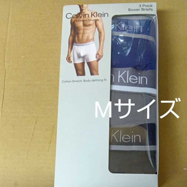 calvinKlein ボクサーブリーフ メンズMサイズ、3枚入