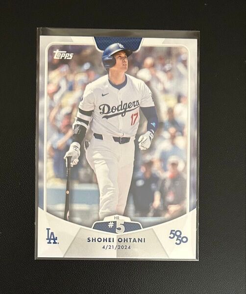 2024 Topps Shohei Ohtani 大谷翔平 50/50 HR #5 カード 10番 ベース ホームラン