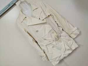 jjyk3-1286 # AWAW BY JUNKO SHIMADA # Junko Shimada trench coat outer eggshell white 13 LL XL