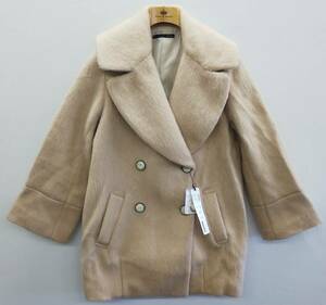 [ new goods * tag attaching ]Heather*F size * regular price 11,000 jpy * Heather * half coat * beige * outer * blouson * wool .* unused #1449