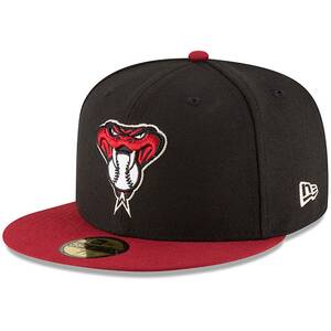 USA正規品 「7.3/8」 新品 Newera ニューエラ オーセンティック 59FIFTY 公式 アリゾナ BACKS ダイヤモンドバックス 黒 セドナレッド ALT2