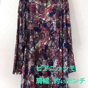 レディース トップス チュニック ワンピース 長袖 ピアニッシモ PIANISSIMO 上品 大きめ 韓国ファッション 新品未使用