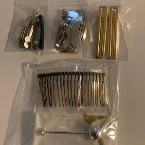 ハンドメイドヘアアクセサリー ヘアクリップなど