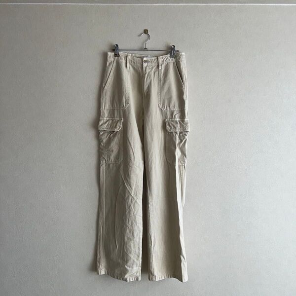 ビンテージ 古着 ZARA ZARA レディース カーゴパンツ アイボリー 36