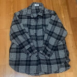 フロムファーストミュゼ 千鳥柄 チェック オーバーサイズ シャツ