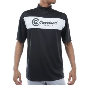 クリーブランド Cleveland Golf 半袖モックネック ブラック M