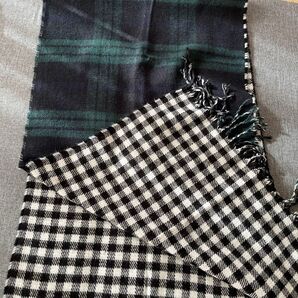 チェック柄 マフラー
