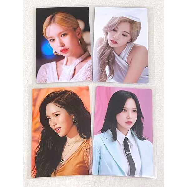 ミナ モノグラフトレカ 4枚セット TWICE フォトカード Monograph
