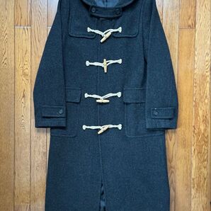 i・n・e インエ ロング ダッフルコート ダークグレー