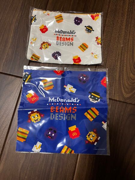 マクドナルド 福袋 BEAMS ポーチ クリーナークロス