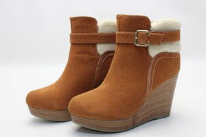  new goods!SUGAR SUGAR Wedge bootie -(L)