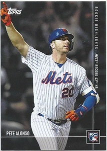 ☆2019 Topps On-Demand Set #23☆Pete Alonso Rookie Highlights PA-3 Rookie Review New York Mets アロンソ RC