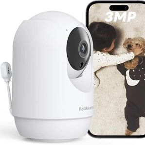 見守りカメラ 音声・ 360度見守り自動追尾 ベビーモニター 防犯カメラ 防犯