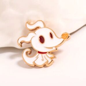 新品未使用 ナイトメアビフォアクリスマス ゼロ ピンバッジ