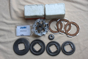  Vespa 50S Prima bela optimum poly- -ni Drive gear (60/23)+ hard-to-find goods Vespa 125 Prima bela70 period original mission gear 4 sheets (58/54/50/45)