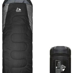 COSMUSTY 寝袋 シュラフ 210T 車中泊 5月~10月 封筒型 使用限界温度0℃ 【日本企業】 寝袋