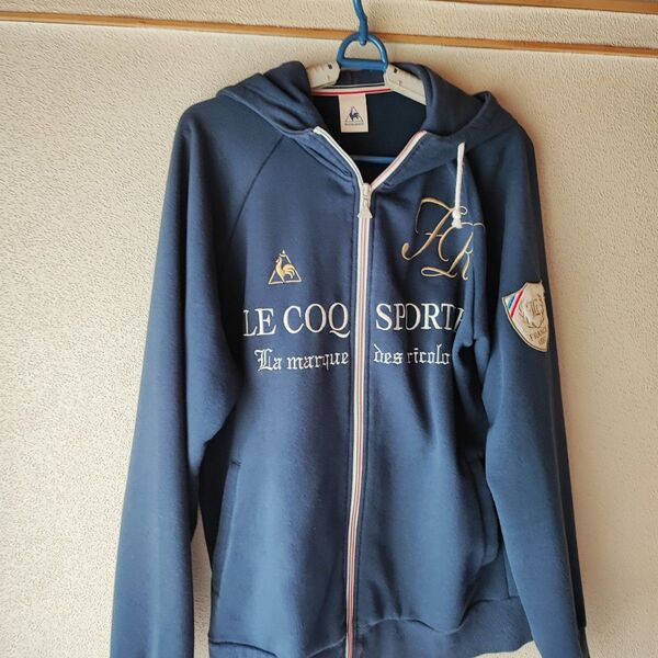 le coq sportifスウェット上下セットフード付き Oサイズ
