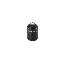  immediately successful bid * canister COFFEE can black * ornament .... become canister 