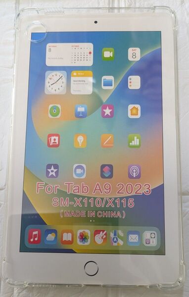 Galaxy Tab A9 2023 専用 ケース クリア ギャラクシー SM-X110/X115 用 保護カバー