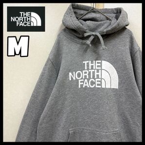 ノースフェイスパーカー THE NORTH FACE パーカー グレー ノースフェイス スウェットパーカー ロゴプリント