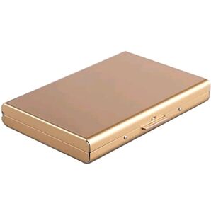 カードケース クレジットカードケース カード入れ ワンタッチ 薄型 ゴールド