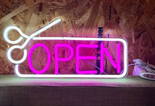 LED 看板 ライト ネオンサイン OPEN オープン アメリカン雑貨 韓国 ヘアサロン ガレージ ガレージ雑貨 インテリア
