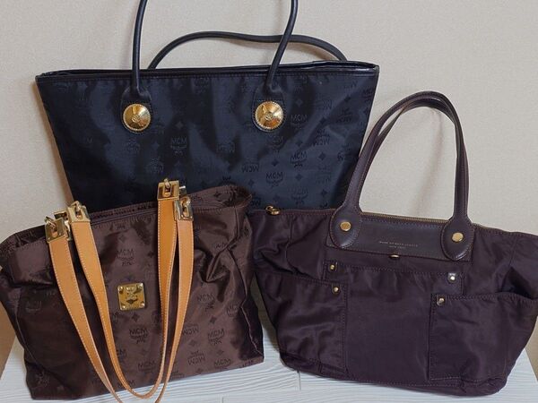 ・MCM トートバッグ2点 + マークバイジェイコブス トートバッグ 1点 + HENLY COAT 財布・