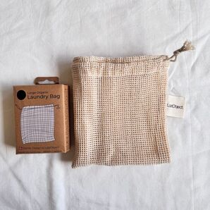 未使用 オーガニック コットン 洗濯ネット LastObject サイズ 38×30cm プラスチックフリー