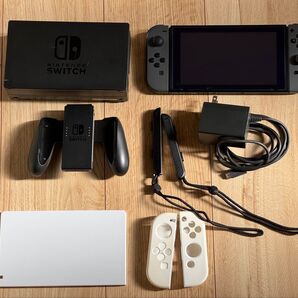 Nintendo Switch グレー 本体 + 付属品 スイッチ ニンテンドースイッチ ニンテンドー グレー 任天堂