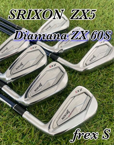 スリクソン SRIXON Diamana ZX 60S アイアンセット 7本