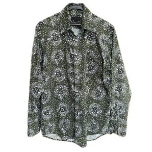APC 希少 本物 ワンオーナー APC 花柄長袖シャツ EURO1 madeinFRANCE フランス製 ニュービンテージ