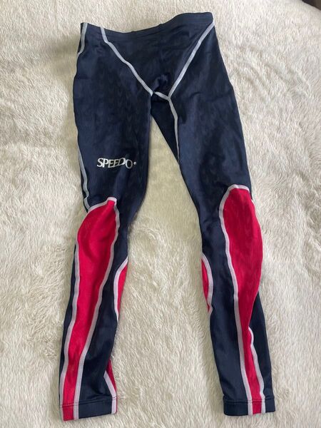 ★希少★競泳水着 ロングスパッツ SPEEDO ウロコ柄 メンズ ファーストスキン アクアブレード Sサイズ