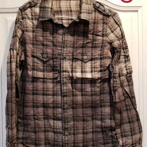 Genetic Manipulation サイズS チェックシャツ ネルシャツ