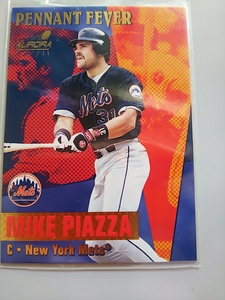 1999 Pacific Aurora Pennant Fever Mike Piazza