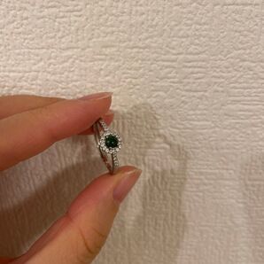 翡翠指輪 シルバー グアテマラ産