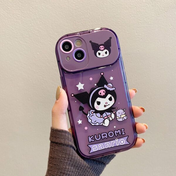 iPhone13スマホケース(クロミちゃん鏡付き)